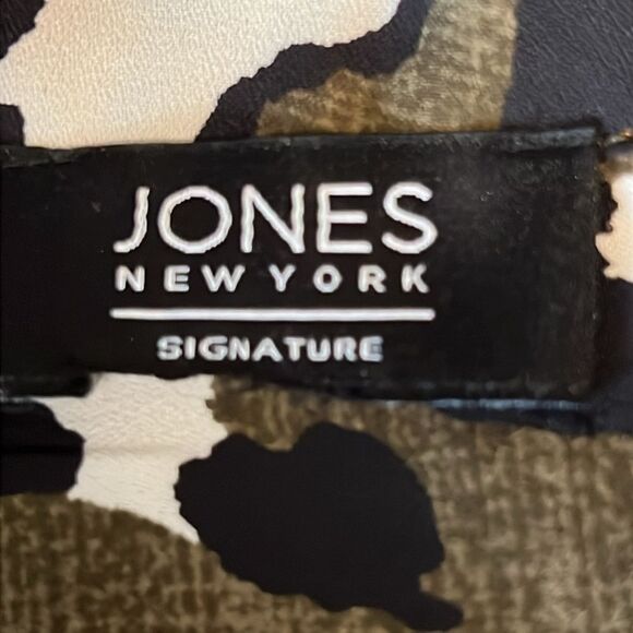 Jones New‎ York Sleeveless Animal Print Top Size L/XL - Picture 8 of 9